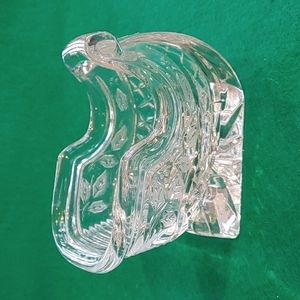 Vintage 24% Lead Crystal Sleigh